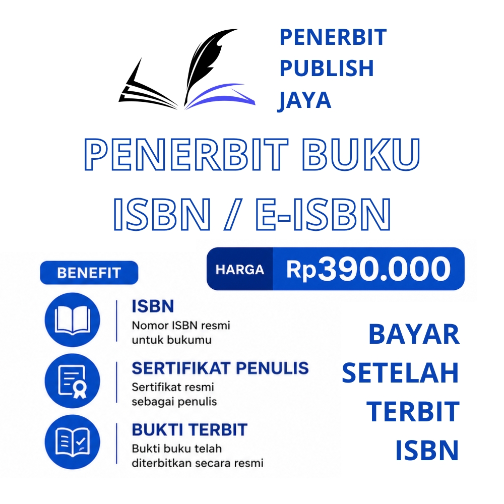 Jasa Menerbitkan Buku ISBN Resmi di Penerbit Publish Jaya Penerbit Buku ISBN Resmi