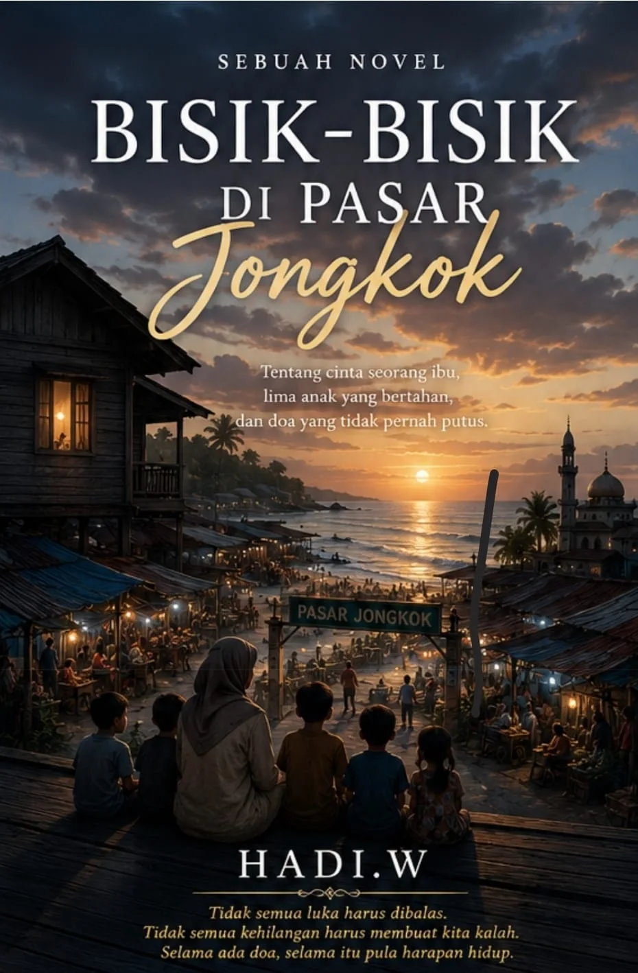 Sampul buku BISIK-BISIK DI PASAR JONGKOK